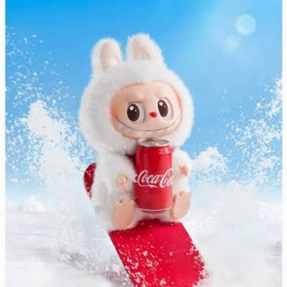 LABUBU Coca Cola Happy Factor Plush Vinyl Pendant / Keychain